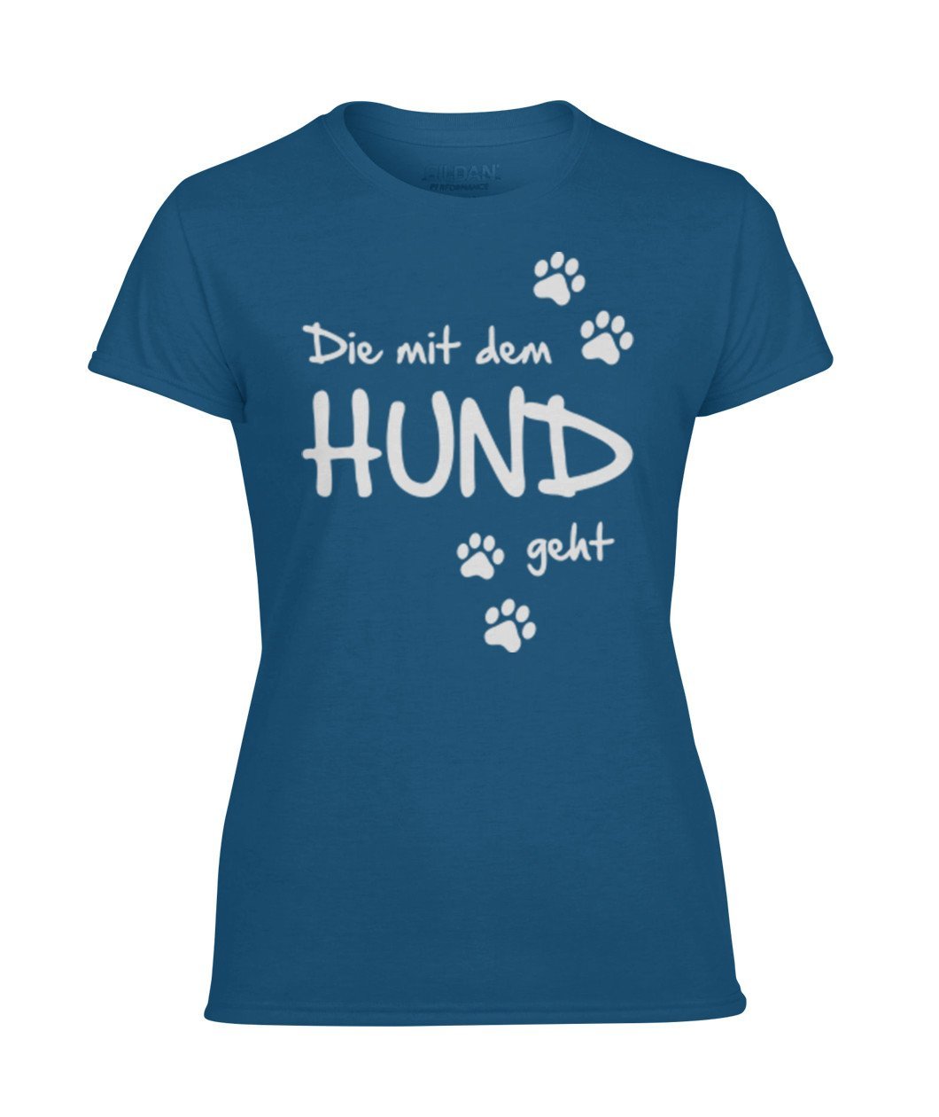 Die mit dem Hund geht Women's Performance Tee - TeePerfect