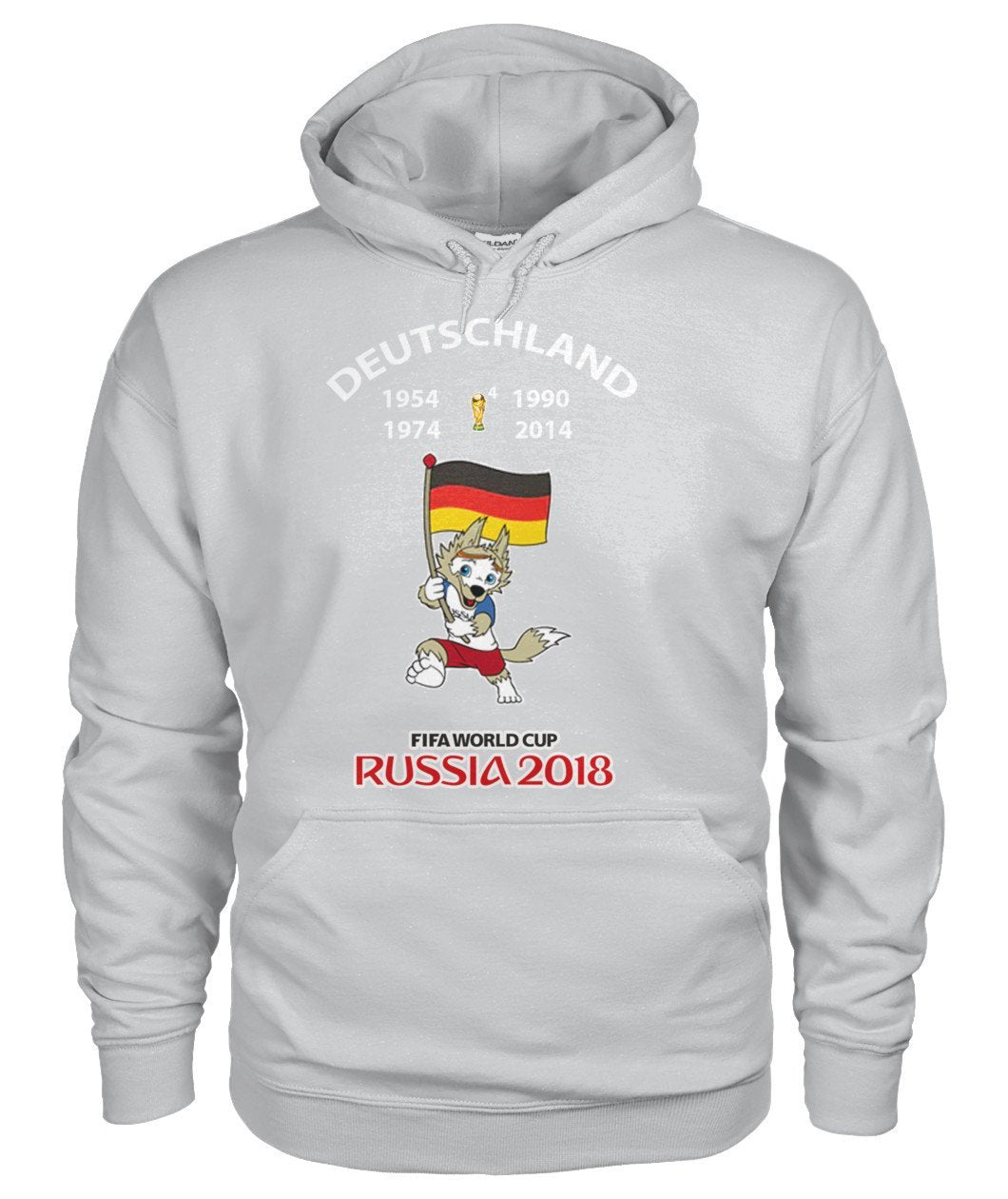 Deutschland Fußball WM 2018 Gildan Hoodie