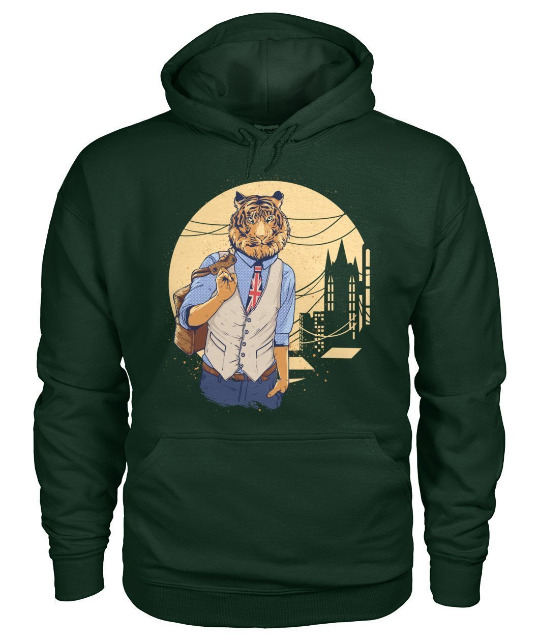 Tiger Gildan Hoodie - TeePerfect