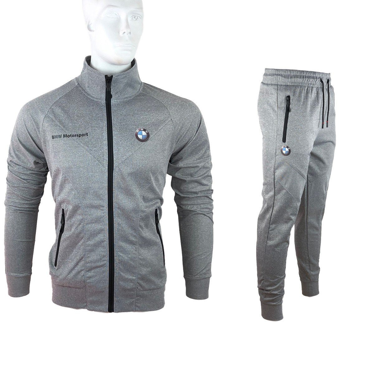 Survêtement Homme Training Gris Logo Motorsport BMW-Survêtement-frauto-Pixefy