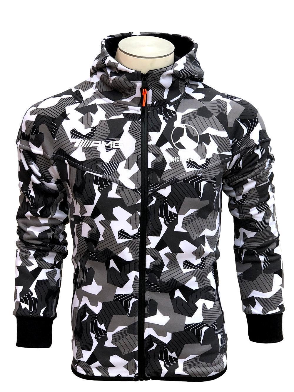 Survêtement Camouflage Aigle Blanc Gris Noir Logo MERCEDES AMG-Survêtement-frauto-Pixefy