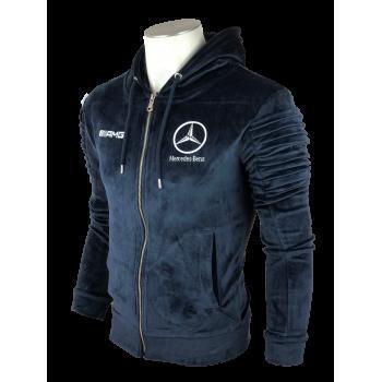 Mercedes bleu nuit velours confort Survetement Mode Homme-Survetement-AlphaPlace-Pixefy