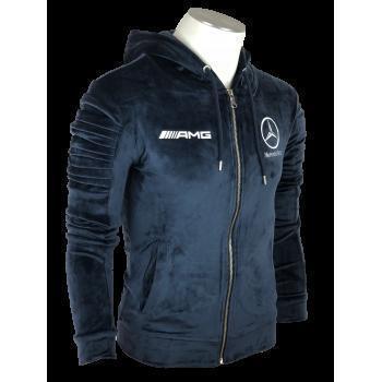 Mercedes bleu nuit velours confort Survetement Mode Homme-Survetement-AlphaPlace-Pixefy
