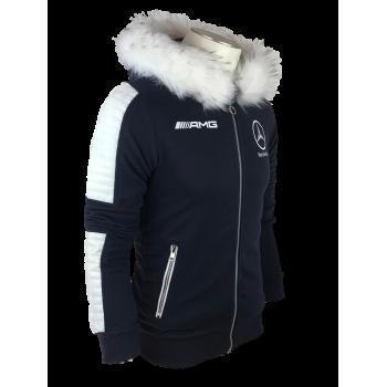 Survêtement Mercedes AMG 2019 Fourrure Bleu & Blanc-Survetement-AlphaPlace-Pixefy
