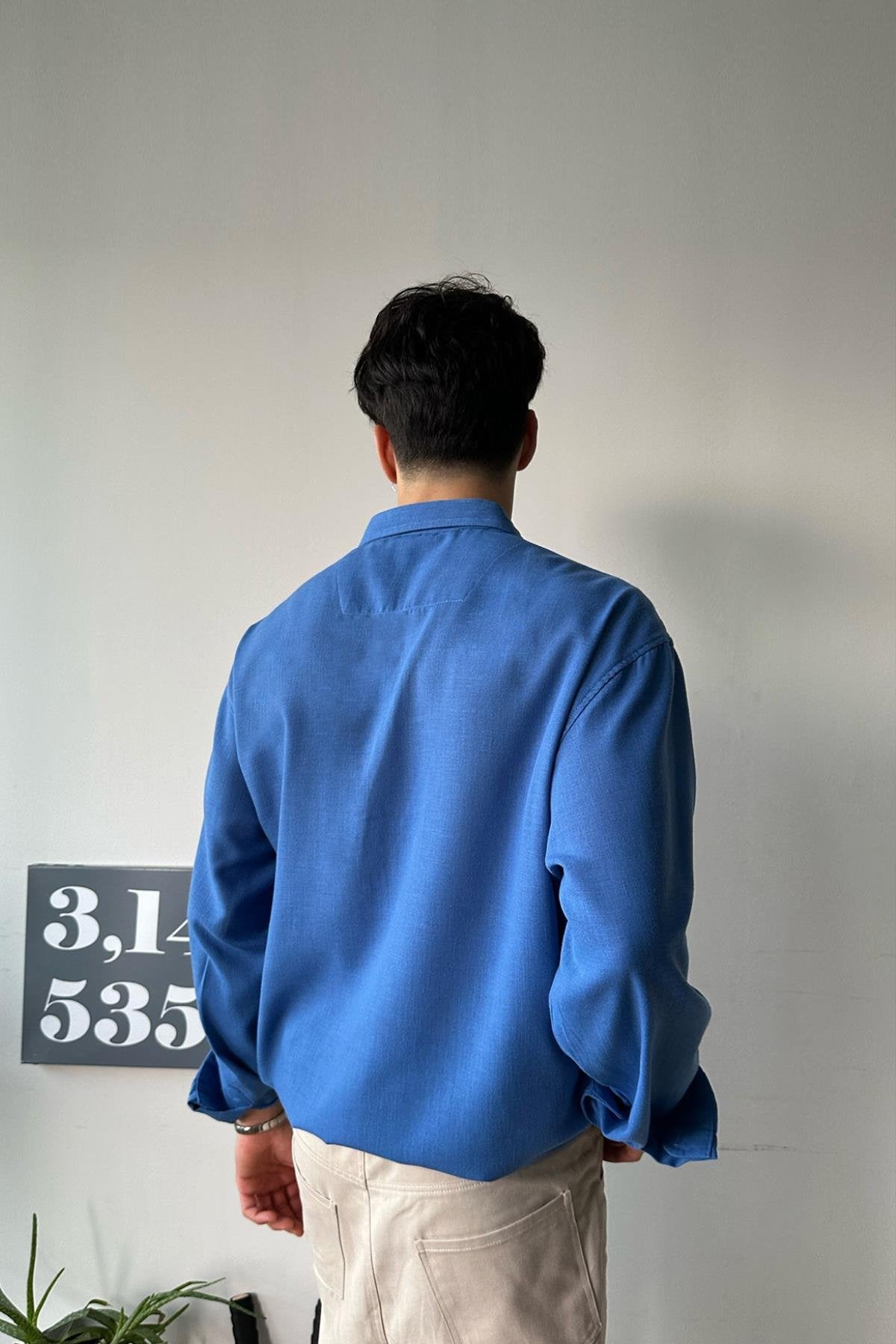 Chill Cozy Relax Fit Navy Blue Shirt