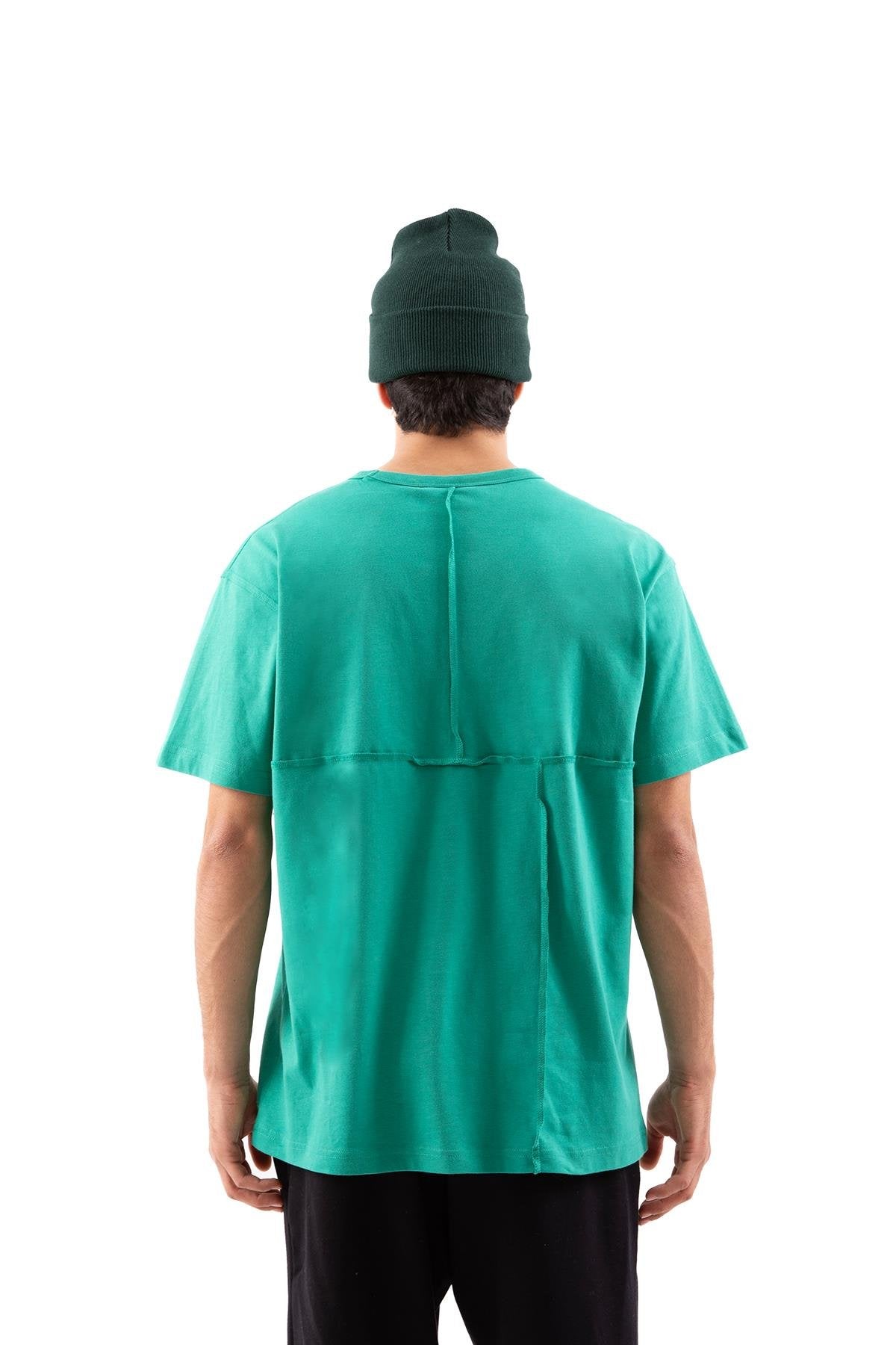 Nıcce Embroidered Patch Green T-Shirt