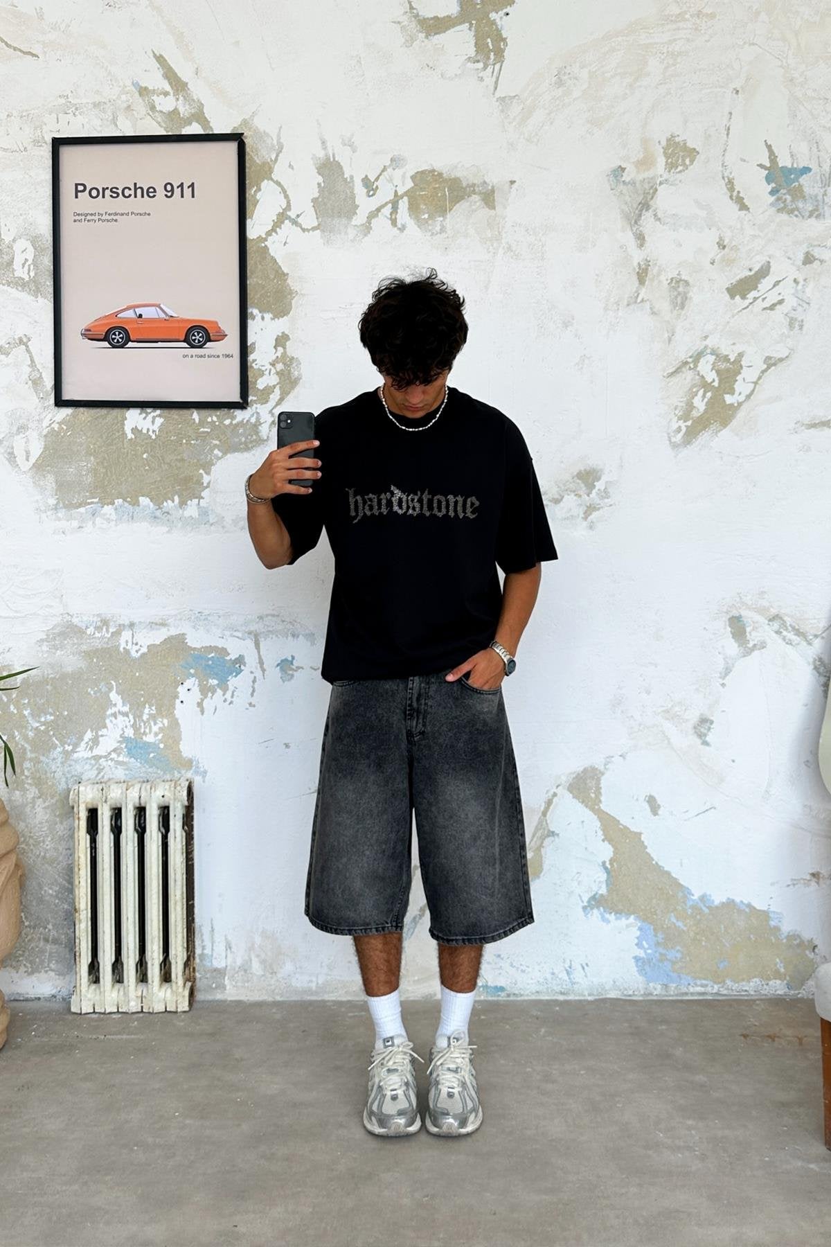 Noble Boy Stone Embroidered Oversize T-Shirt