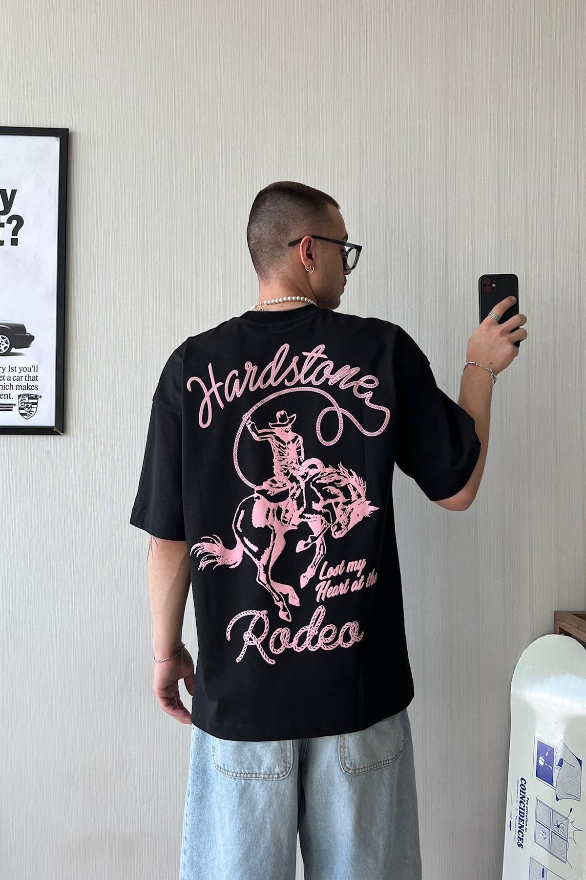 Rodeo Vibes Printed Oversize T-Shirt