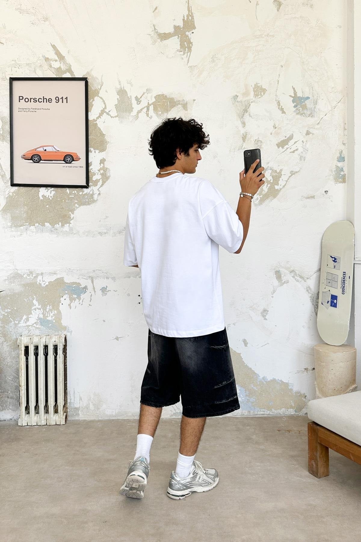 Samurai Embroidered Oversize T-Shirt