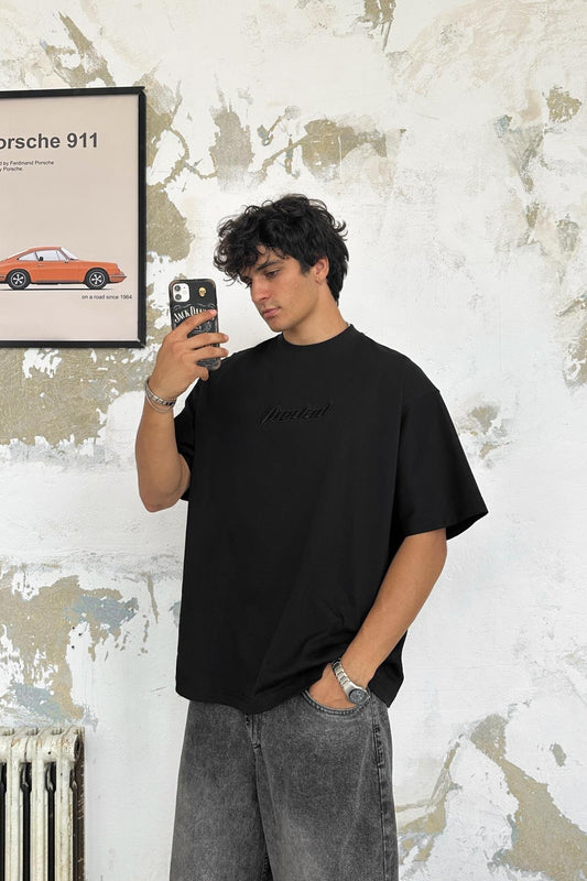 TheDad Embroidered Washed Oversize T-Shirt