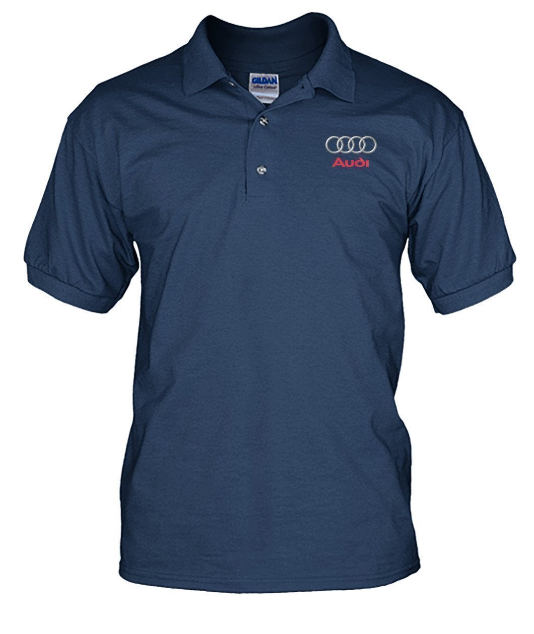 Audi Männer Polo Shirt-Short Sleeves-ViralStyle-J Navy-S-Men's Polo-Pixefy