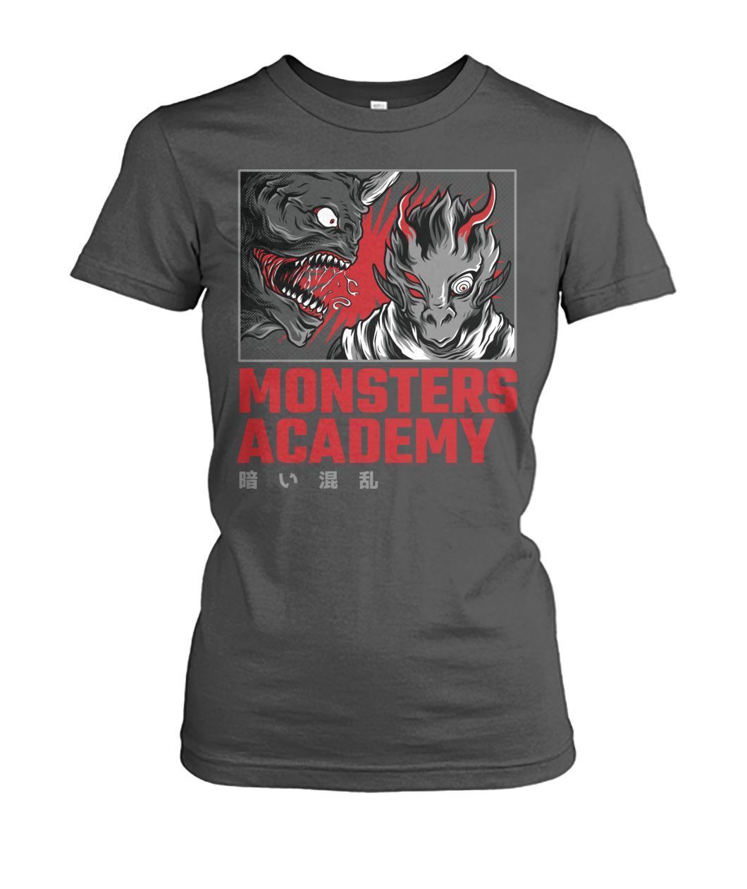 Monster Academy Women's Crew Tee