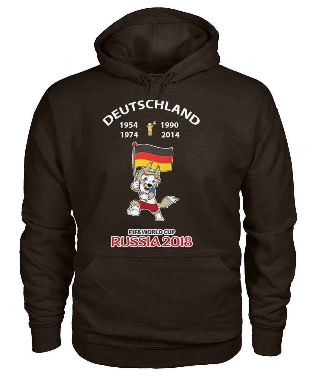 Deutschland Fußball WM 2018   Gildan Hoodie