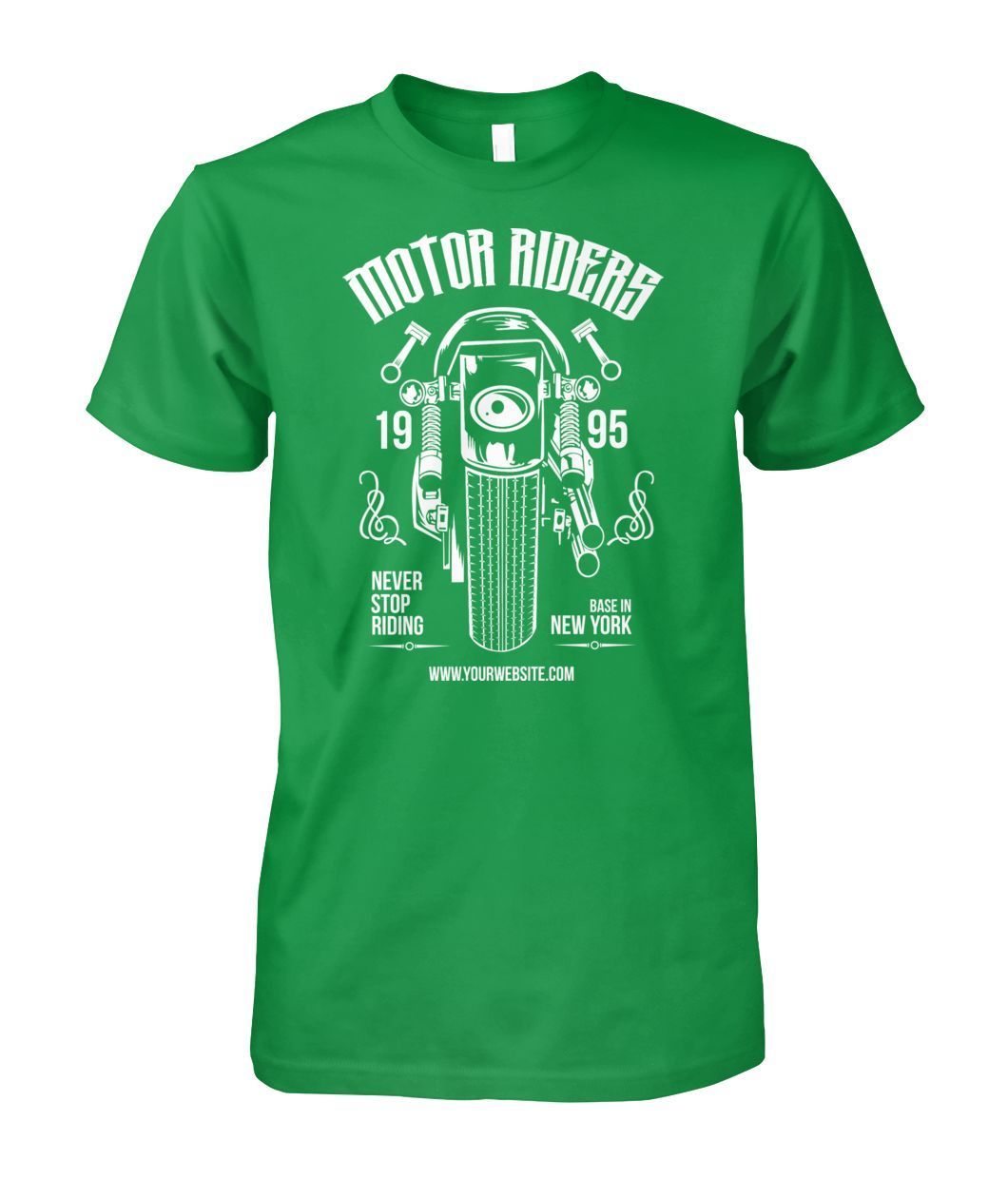 Motorcycle Riders Unisex Cotton Tee