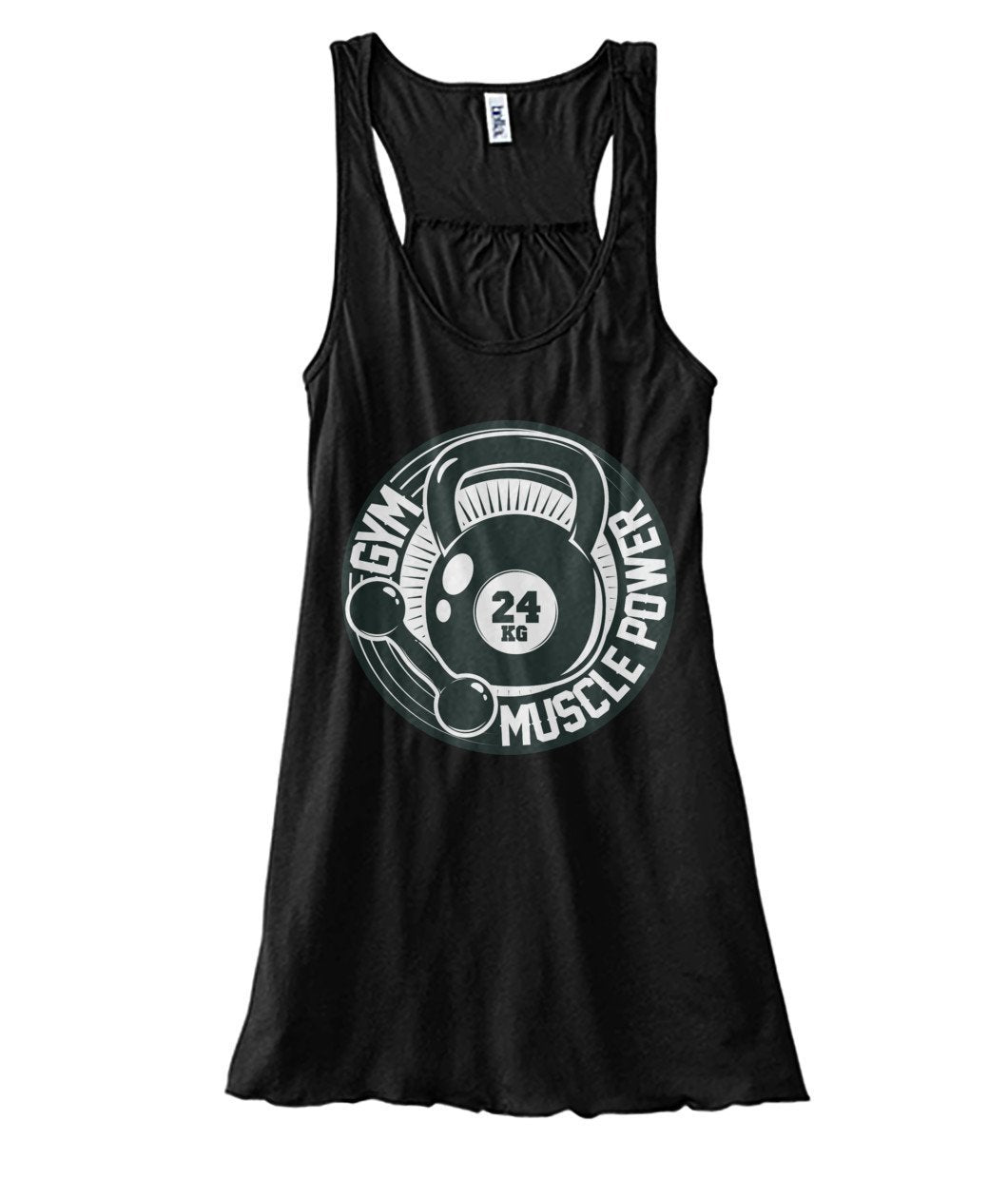 Muscle Power Gym Women's Flowy Tank - TeePerfect 