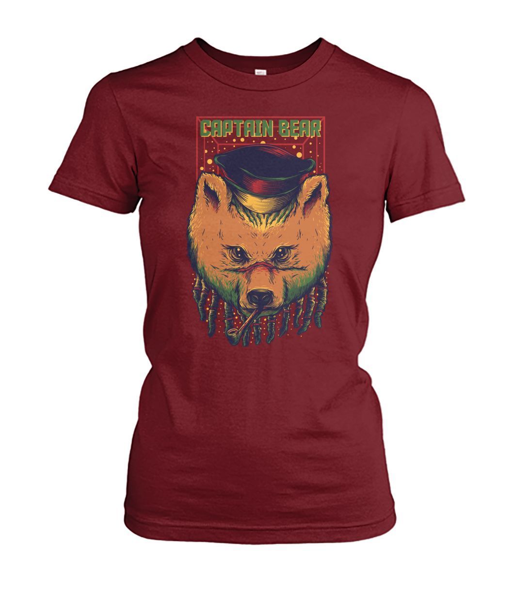 Kapetain Bear Women's Crew Tee