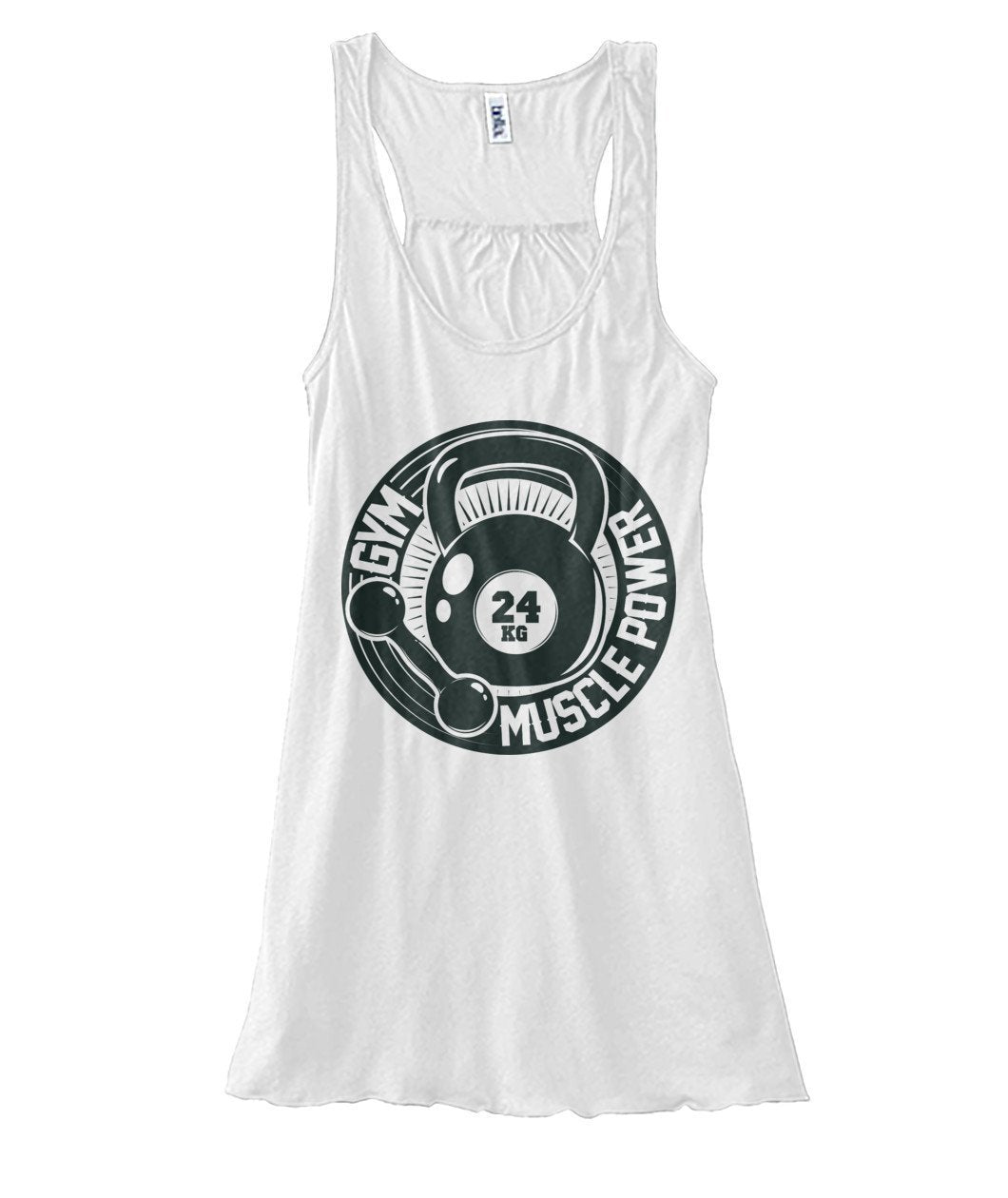 Muscle Power Gym Women's Flowy Tank - TeePerfect 