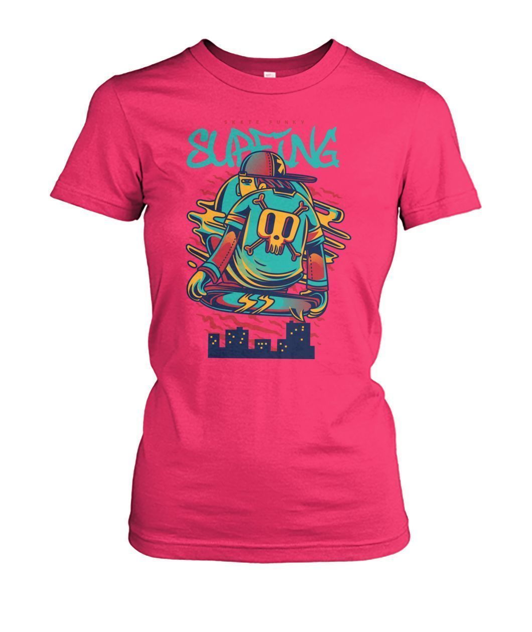 Surfing Women's Crew Tee