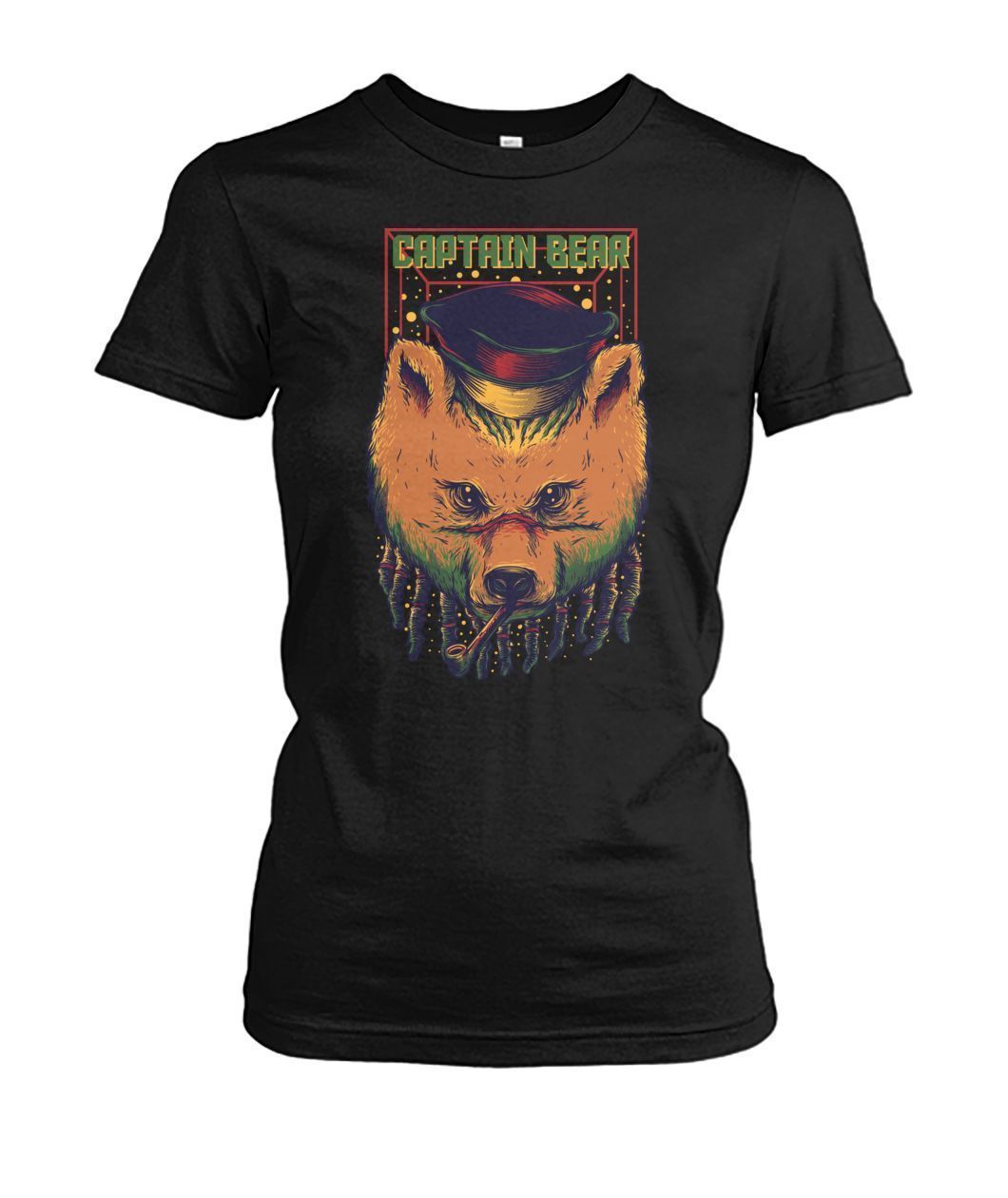 Kapetain Bear Women's Crew Tee