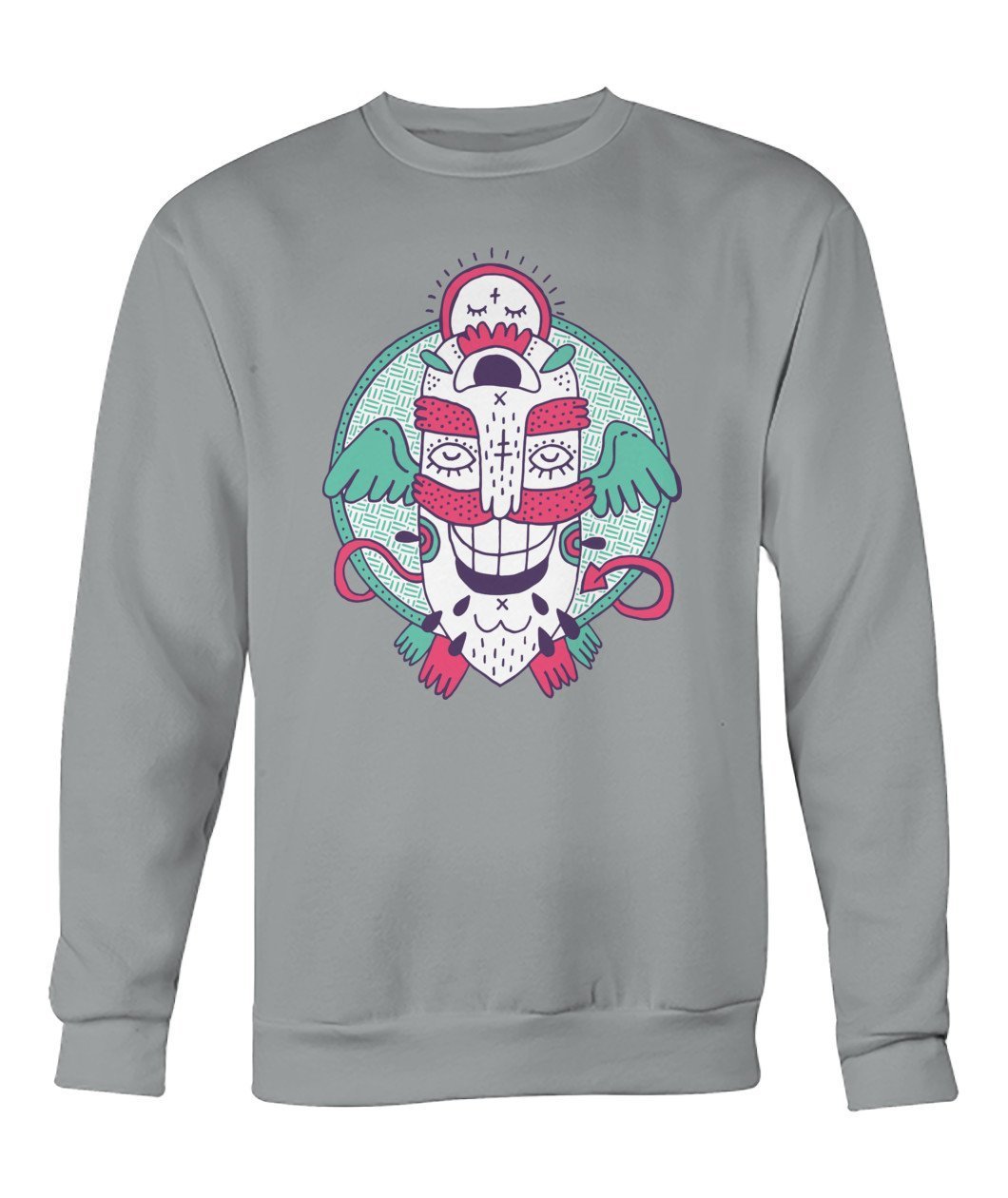 Monster Crew Neck Sweatshirt - TeePerfect 