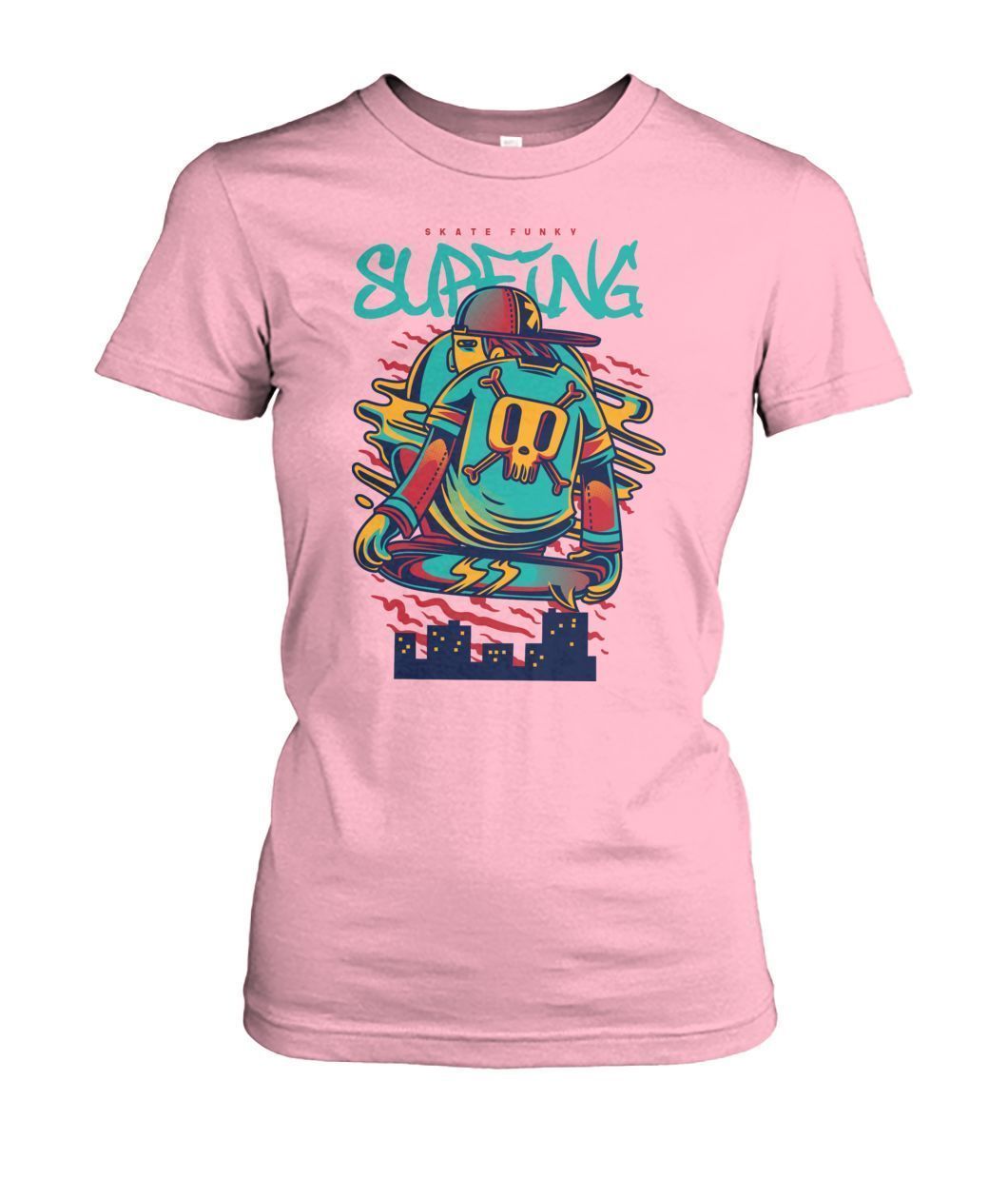 Surfing Women's Crew Tee