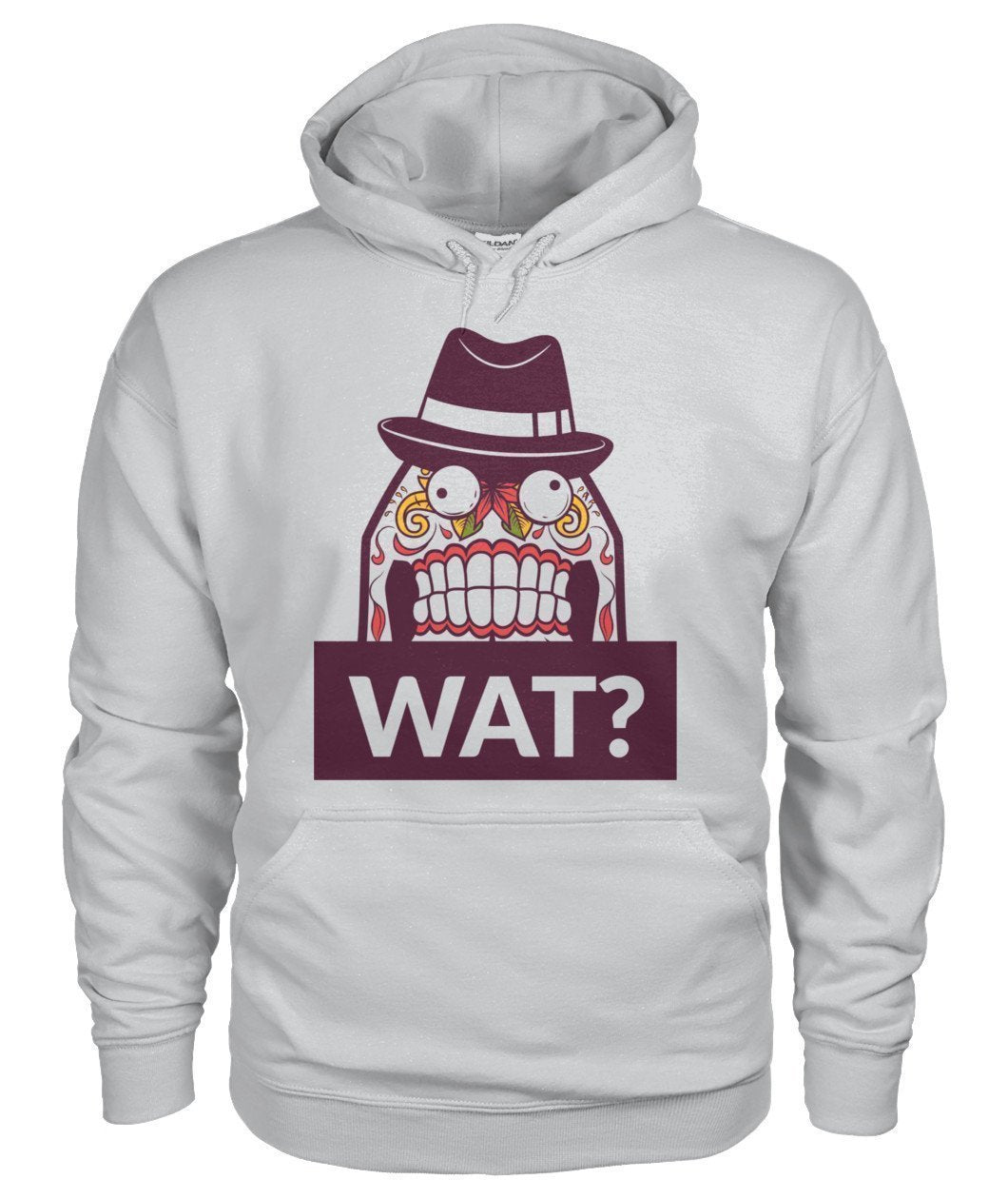 Wat? Gildan Hoodie - TeePerfect 