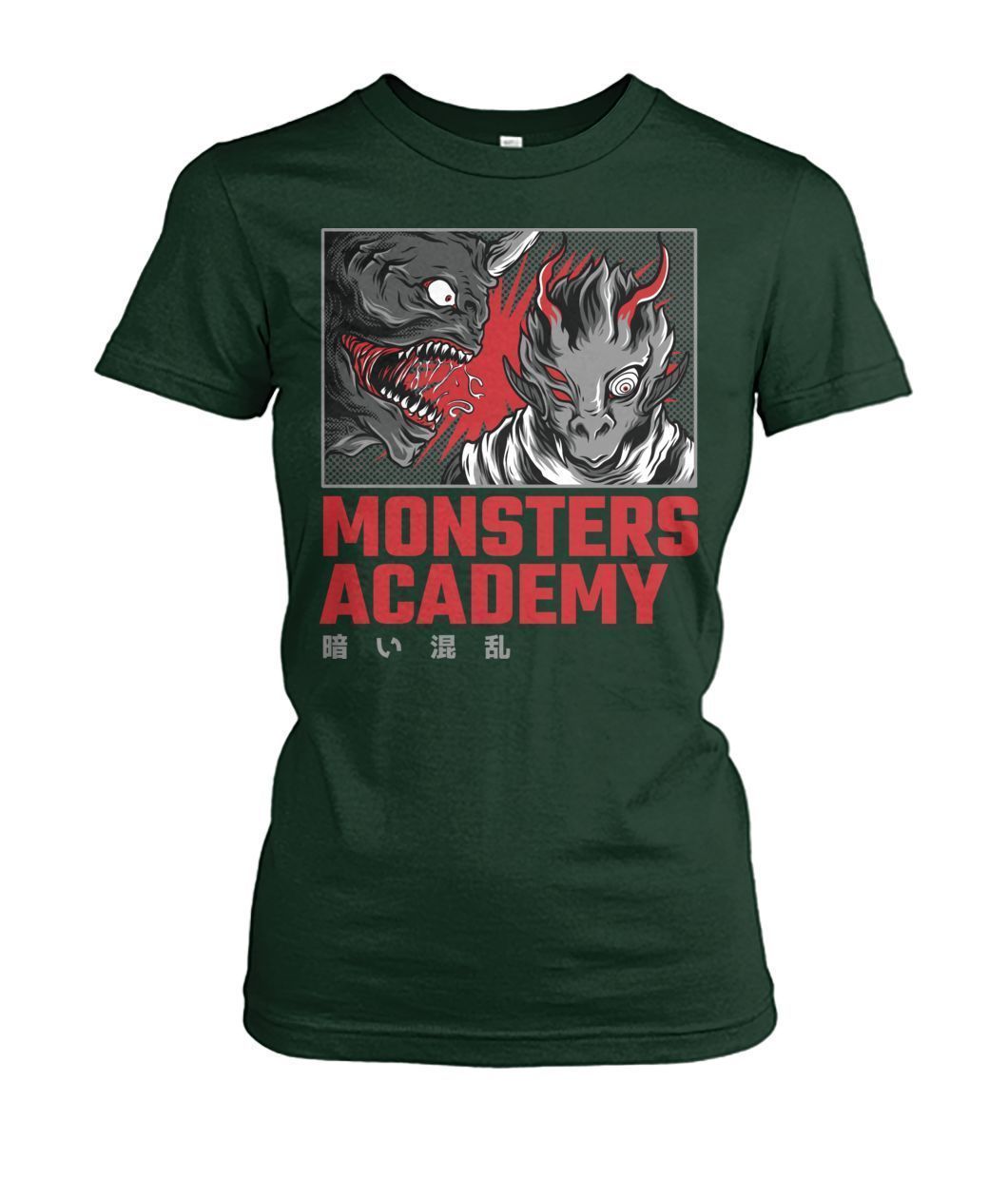 Monster Academy Women's Crew Tee