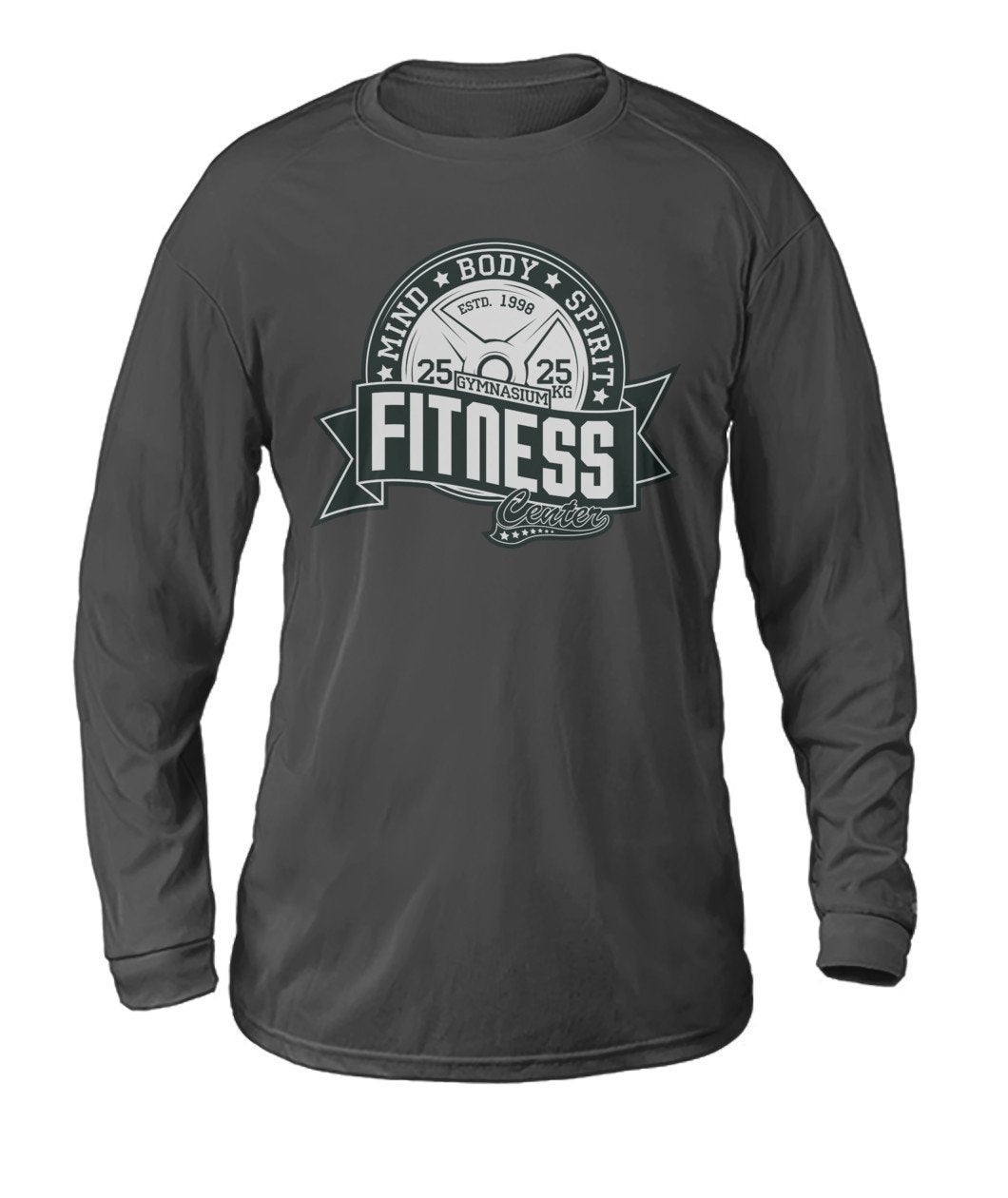 Fitness Mind Body Spirit Dry Sport Long-Sleeve