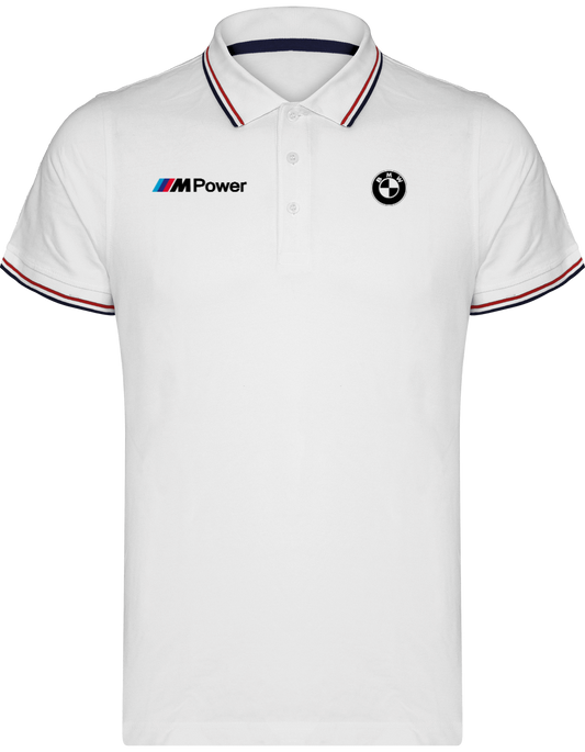 BMW Polo Herren Maille Piquées 2 bandes