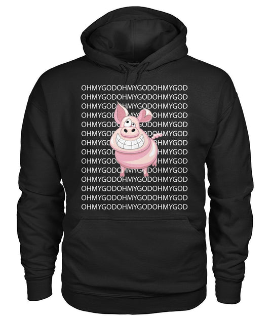Oh My God Pig - Schwein Gildan Hoodie - TeePerfect 