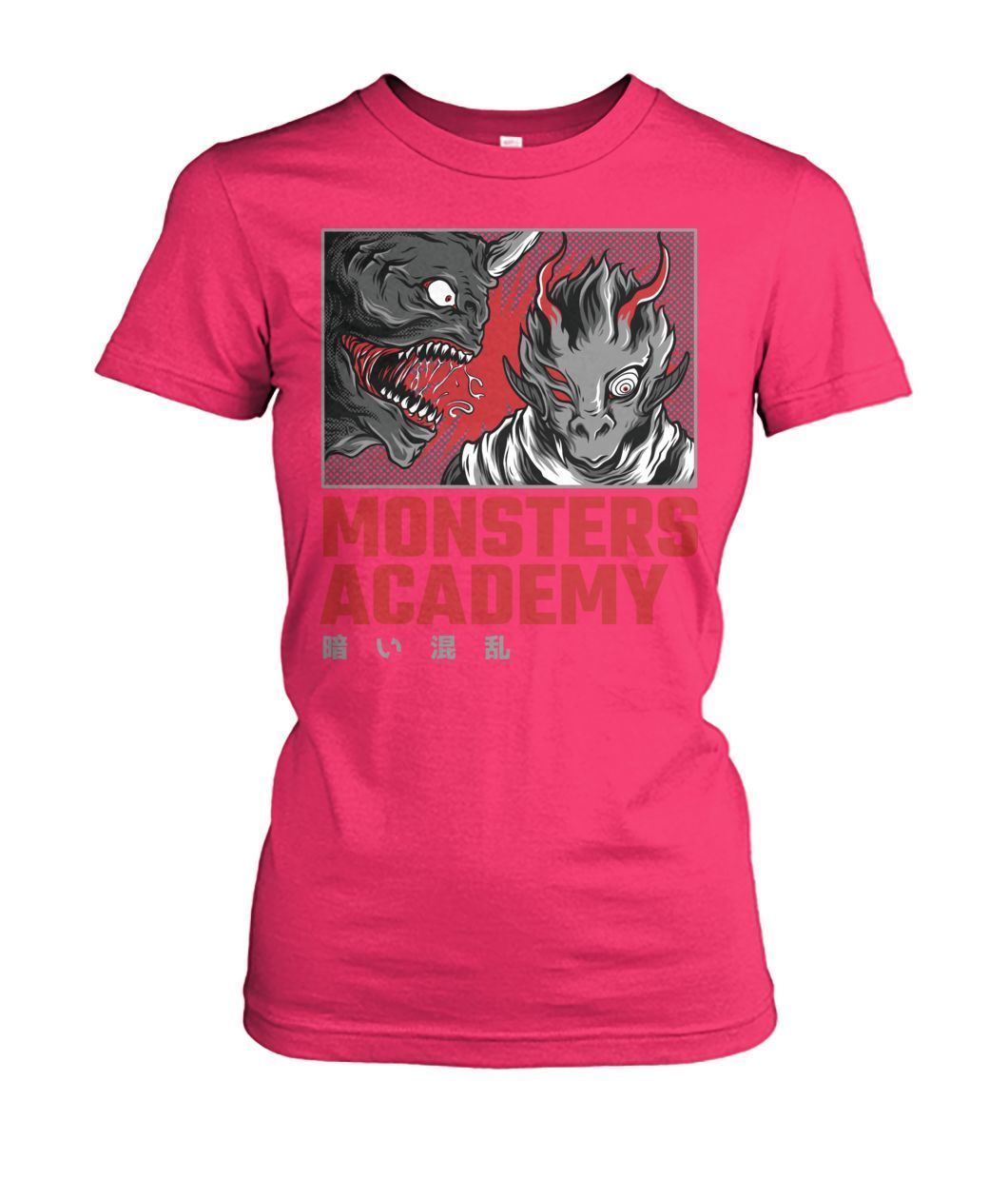 Monster Academy Women's Crew Tee