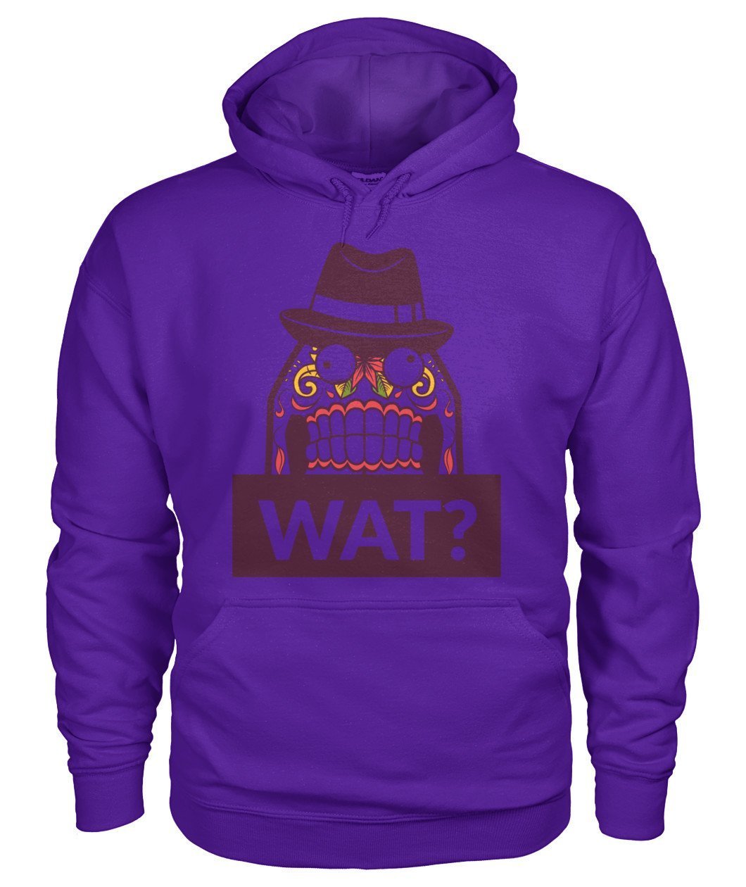 Wat? Gildan Hoodie - TeePerfect 