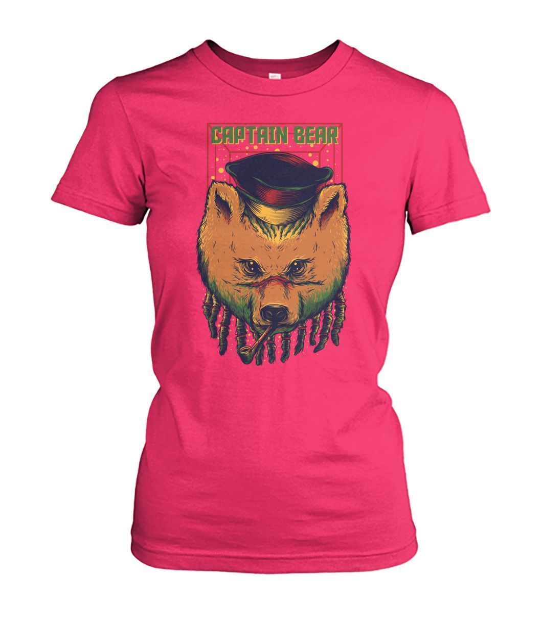 Kapetain Bear Women's Crew Tee