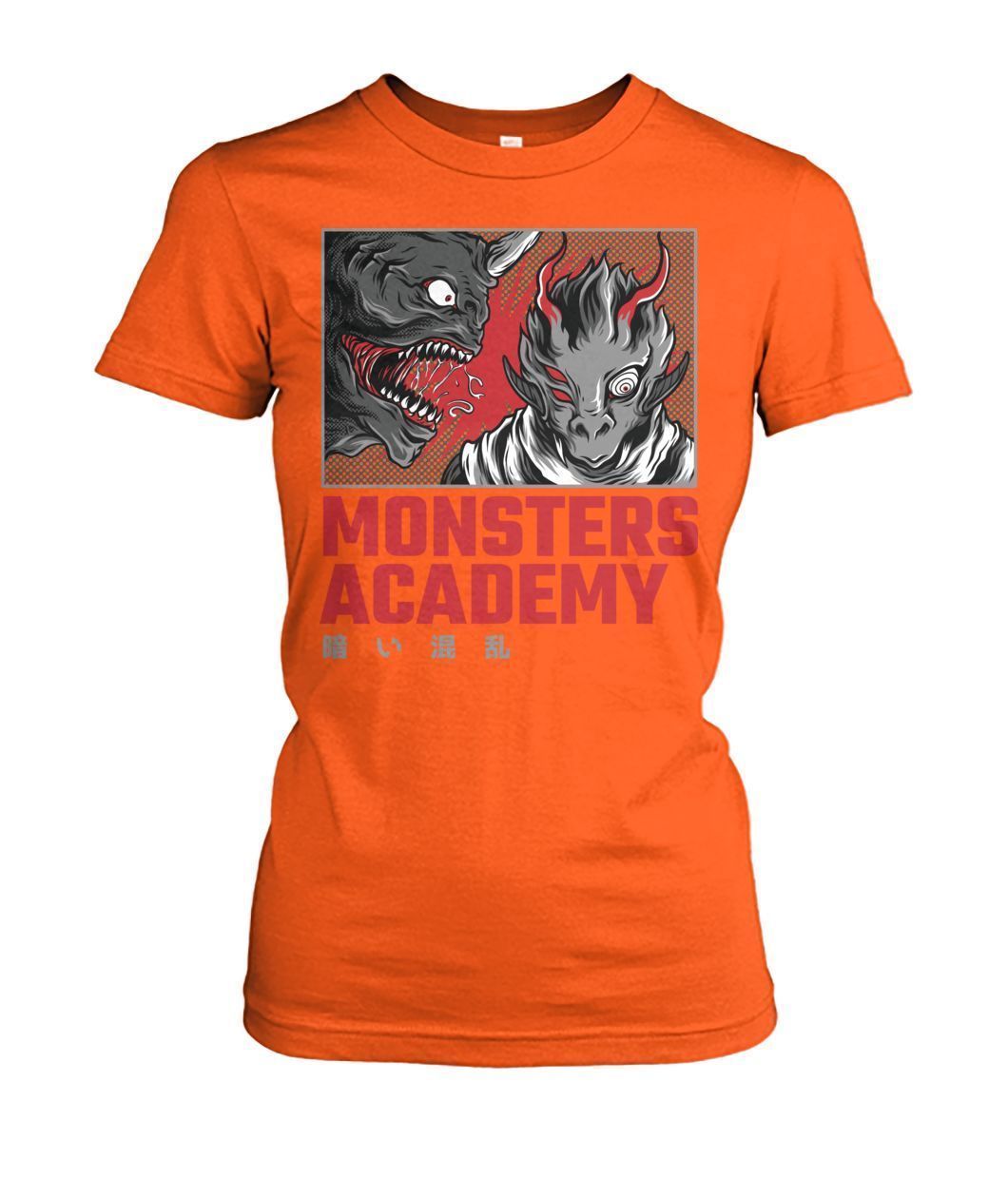 Monster Academy Women's Crew Tee