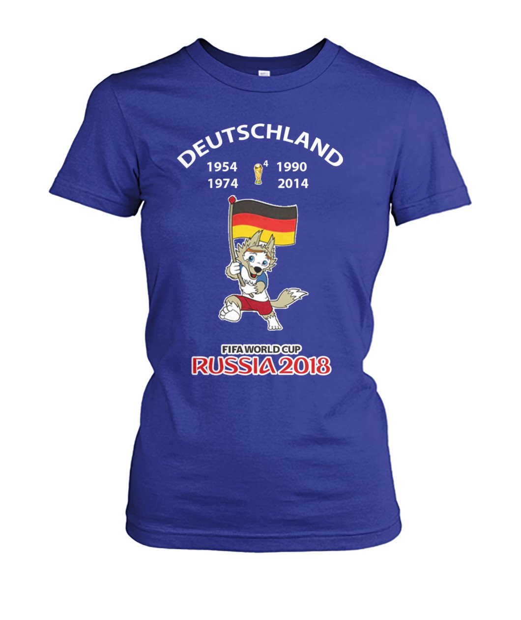 Deutschland Fußball WM 2018   Women's Crew Tee