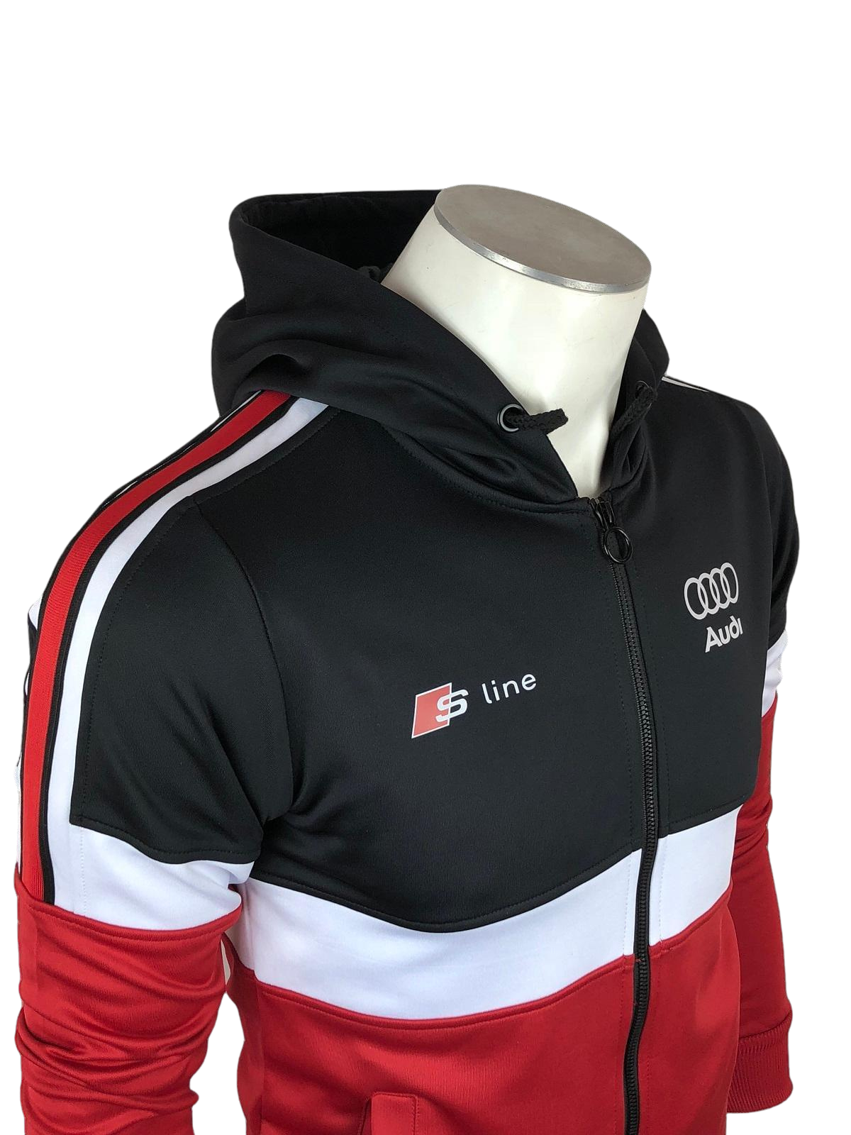 Audi Tracksuit sport Men Black White Red Audi RS