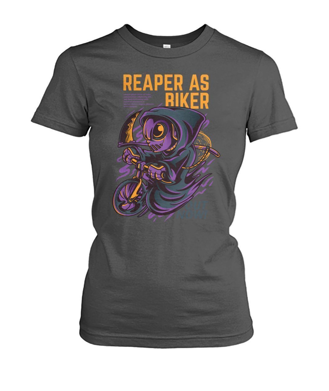 Reaper as Biker Women's Crew Tee