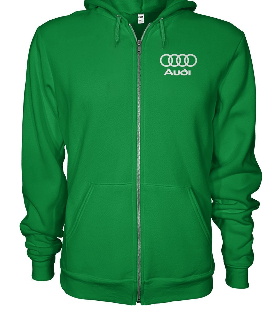 Audi Gildan Zip-Up Hoodie - TeePerfect 