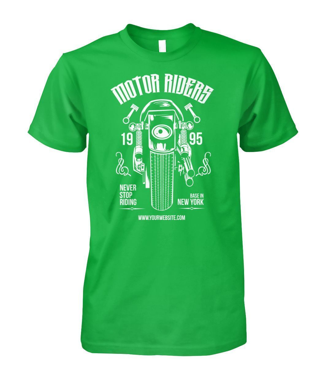 Motorcycle Riders Unisex Cotton Tee