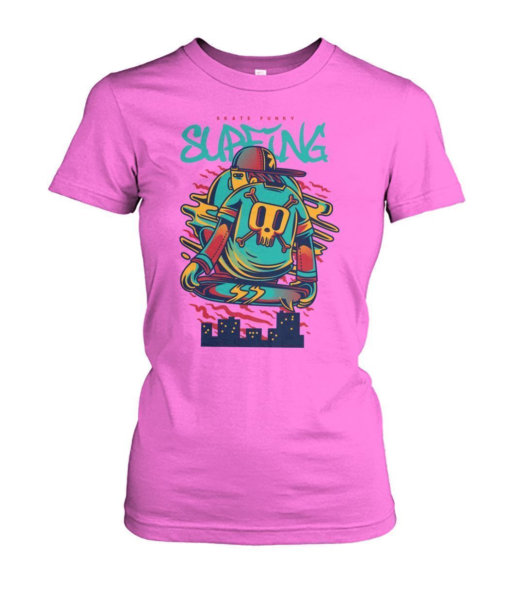 Surfing Women's Crew Tee