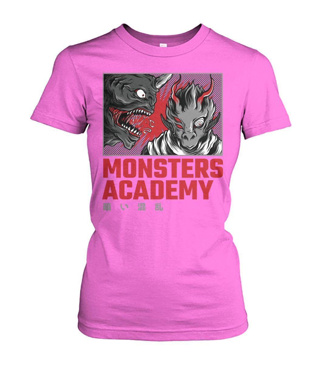 Monster Academy Women's Crew Tee