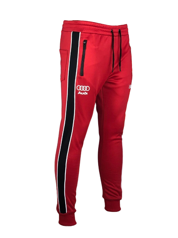 Audi Tracksuit   Red Black White Audi