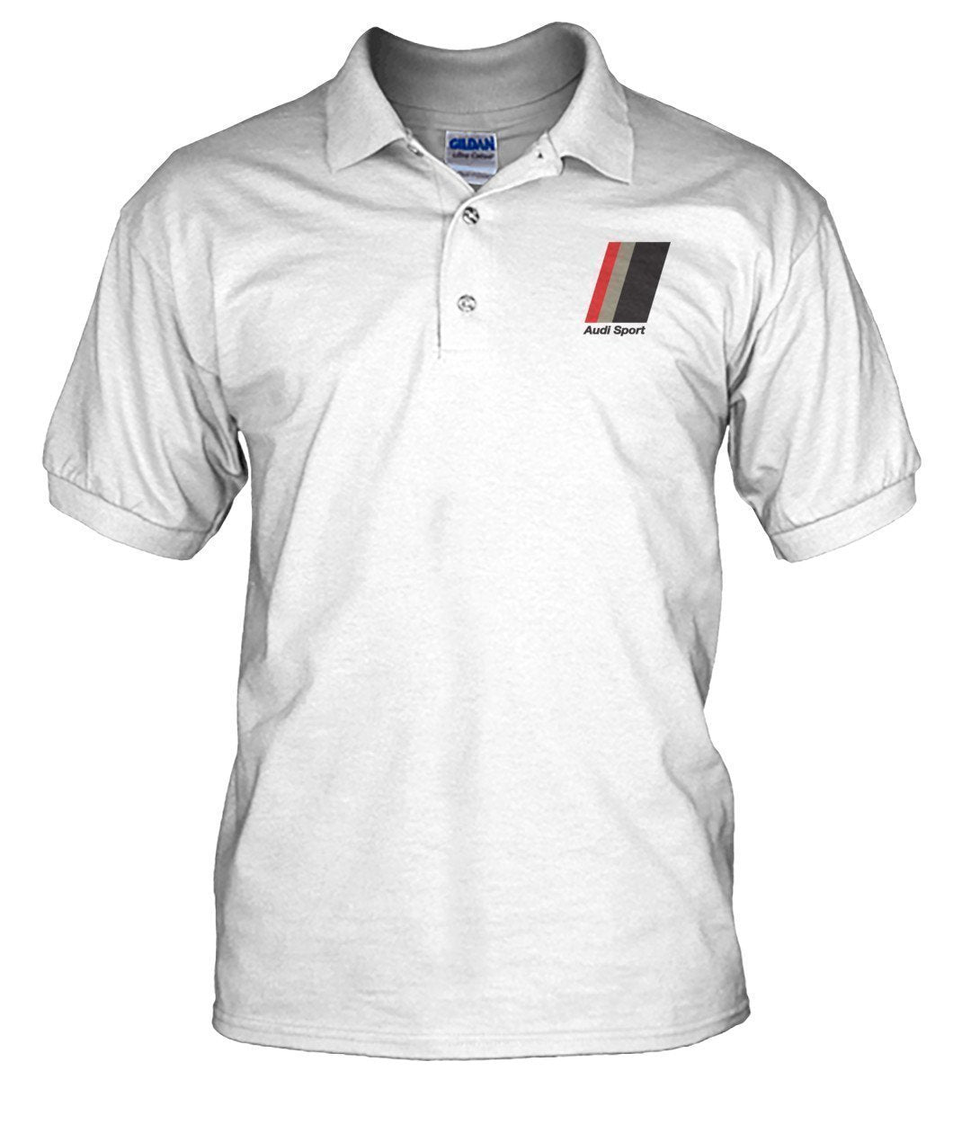 Audi Sport Polo Shirt-Short Sleeves-ViralStyle-White-S-Men's Polo-Pixefy