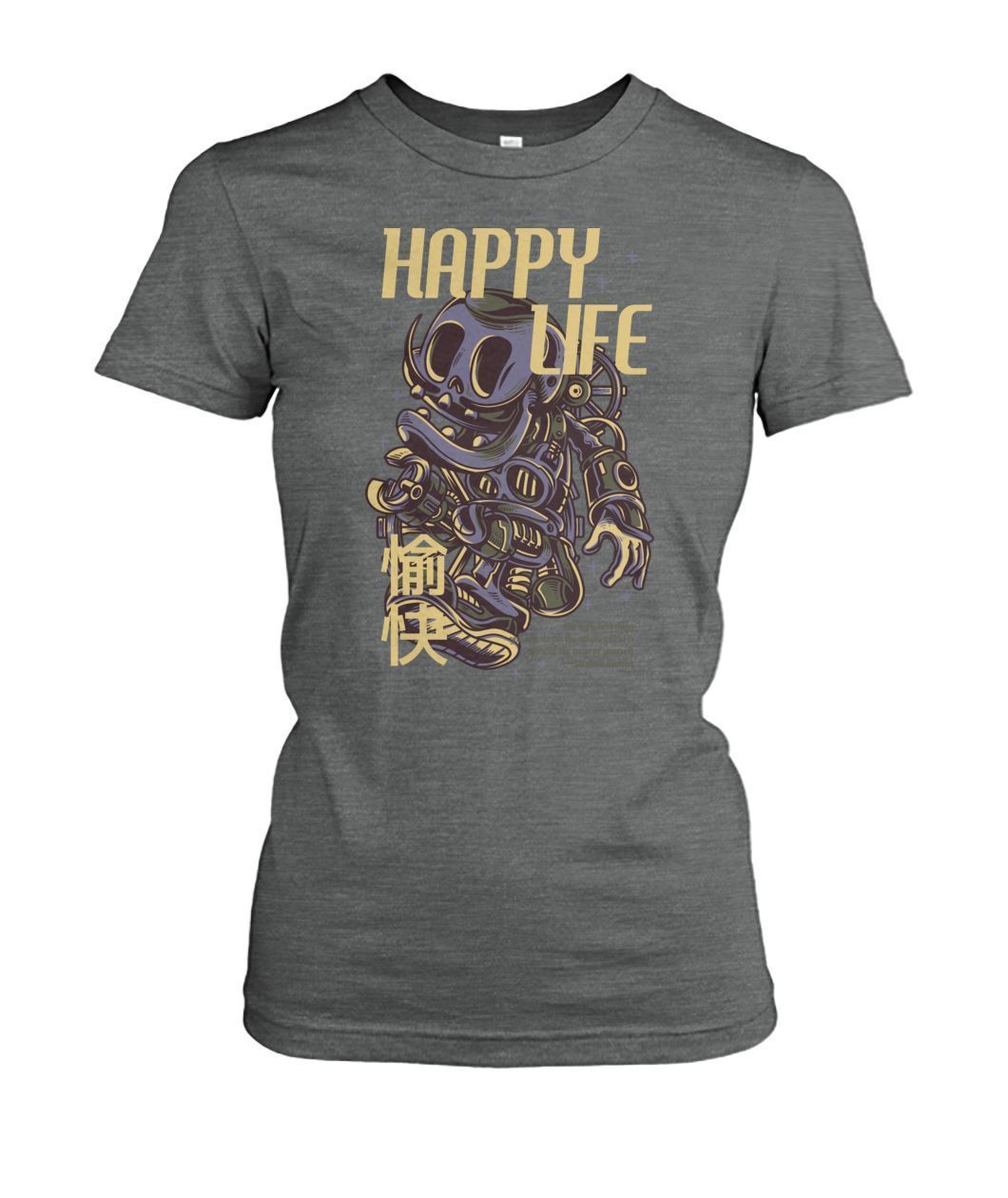 Happy Life Women's Crew Tee