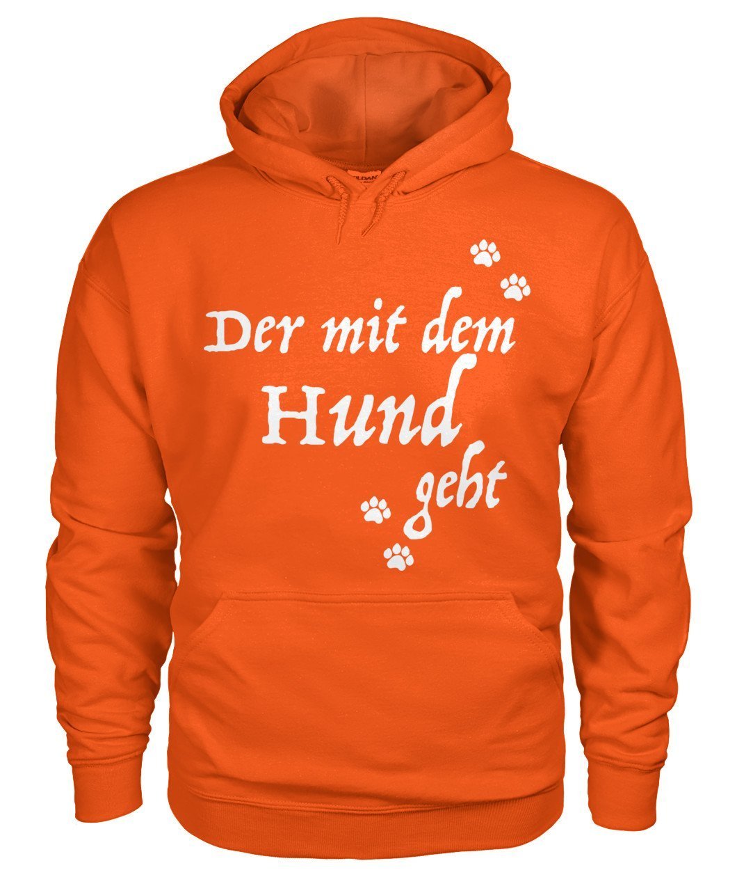 Der mit dem Hund geht  Gildan Hoodie - TeePerfect 