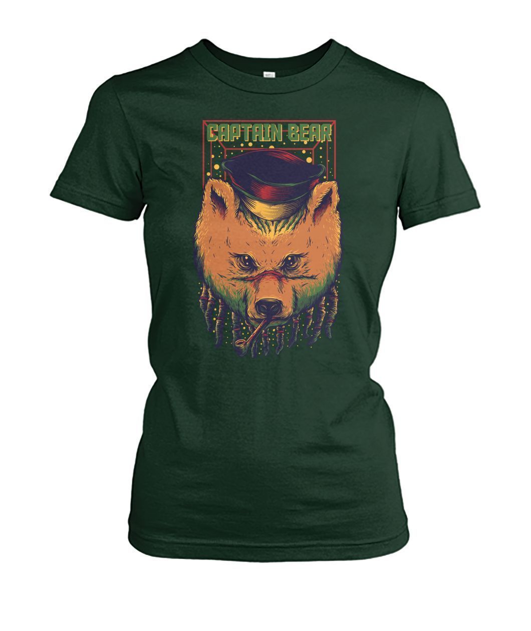 Kapetain Bear Women's Crew Tee