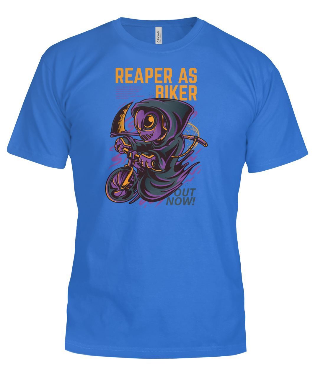 Reaper as Biker Bella Canvas Tee