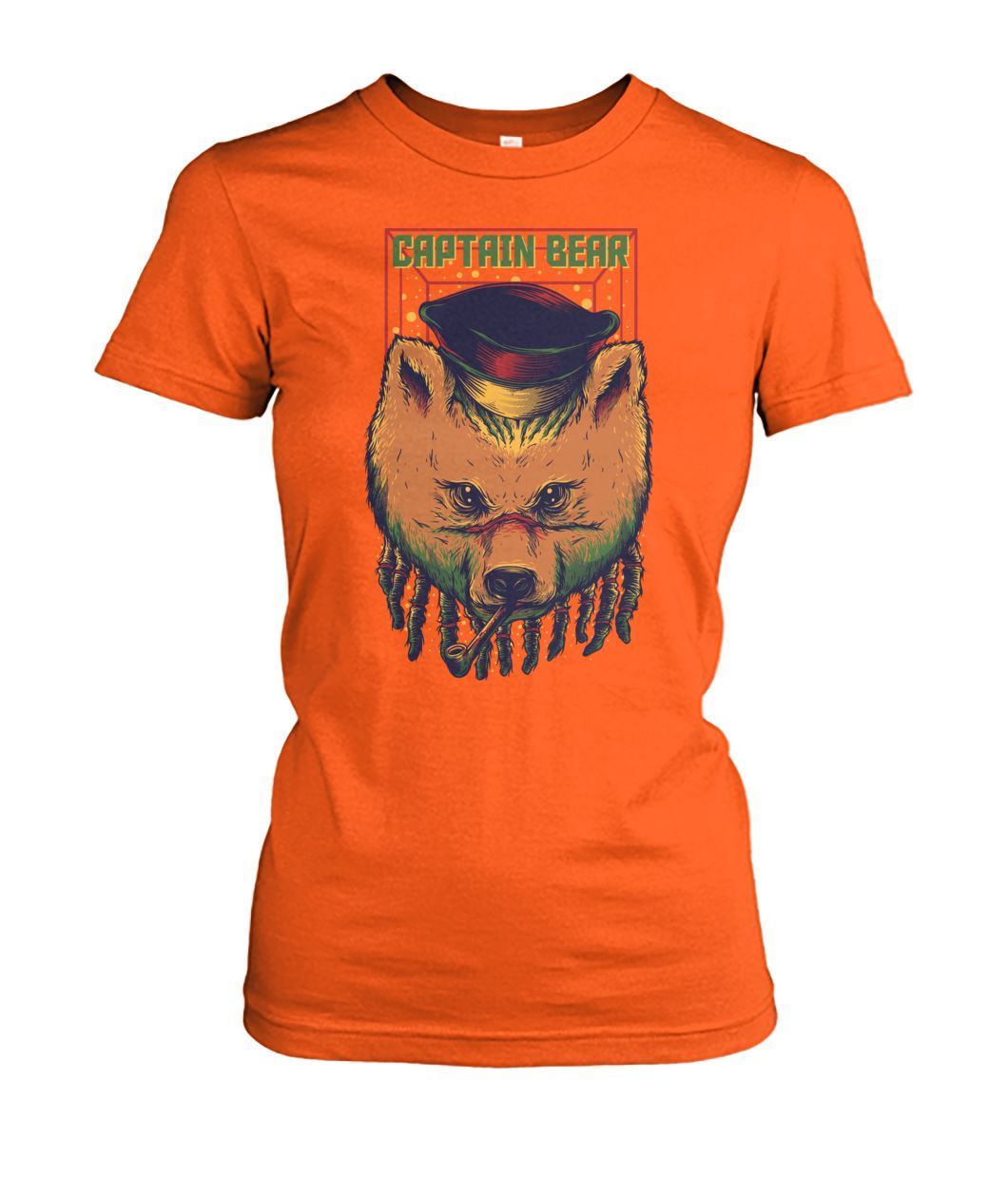 Kapetain Bear Women's Crew Tee