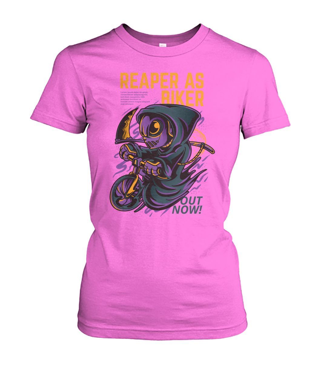 Reaper as Biker Women's Crew Tee