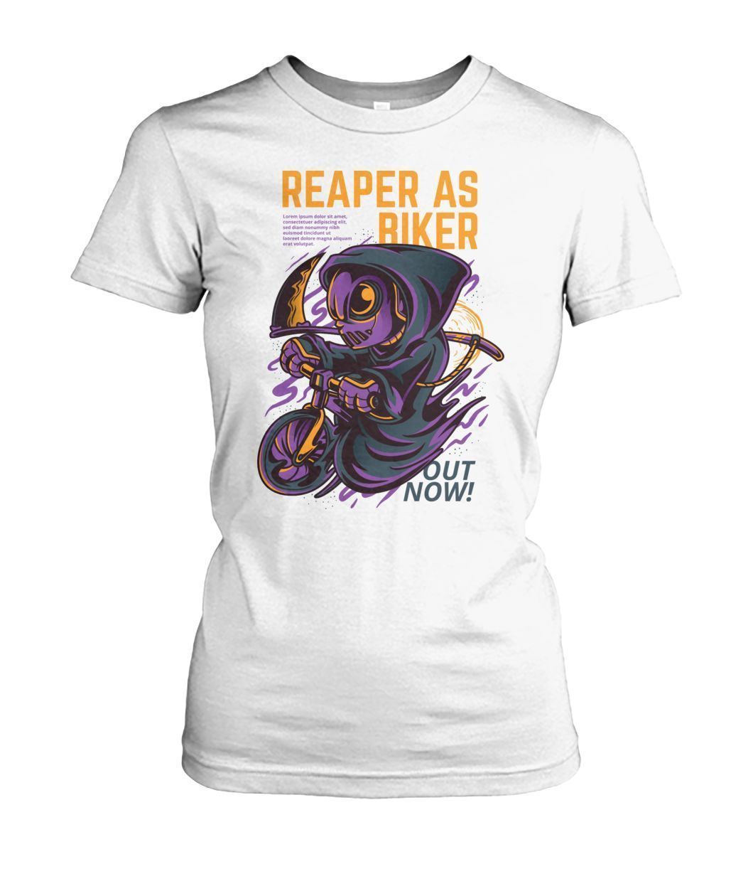 Reaper as Biker Women's Crew Tee